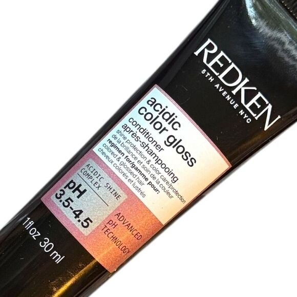 REDKEN Acidic Gloss High Shine Color Care Shampoo Conditioner Travel Set Sulfate - Picture 9 of 13